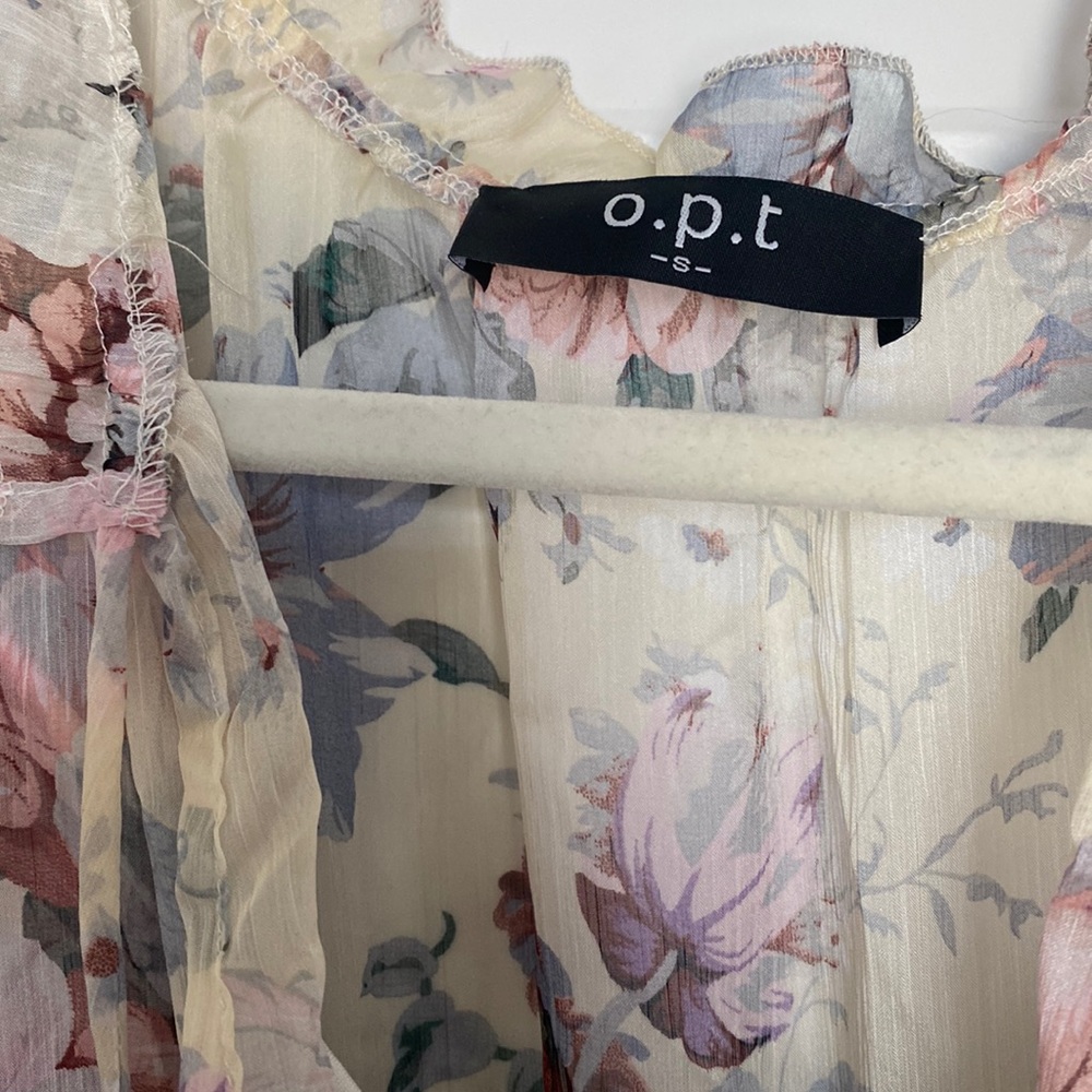 OPT MIDI FLORAL DRESS WITH SLIP!